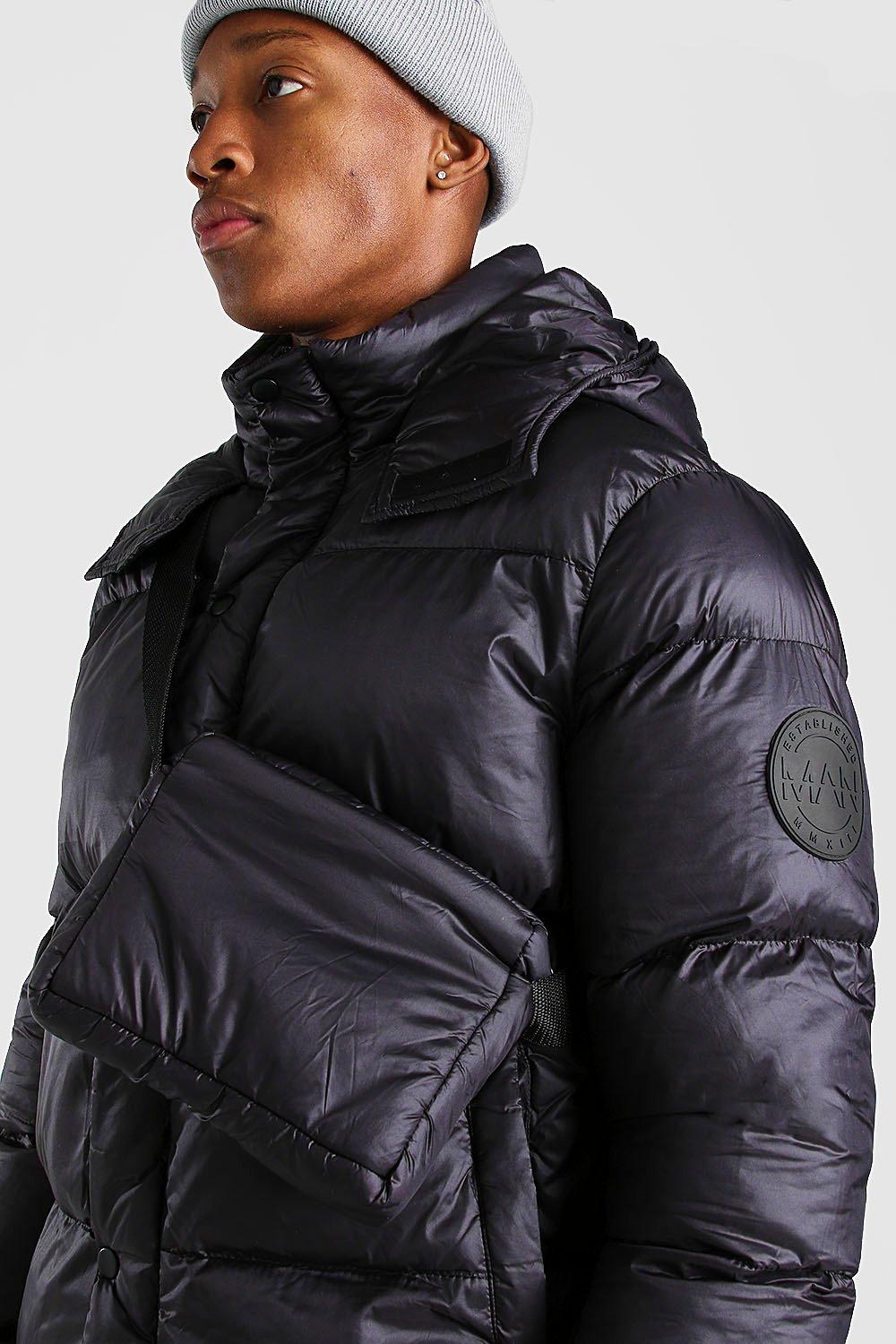 Cyclone black cheap puffer jacket