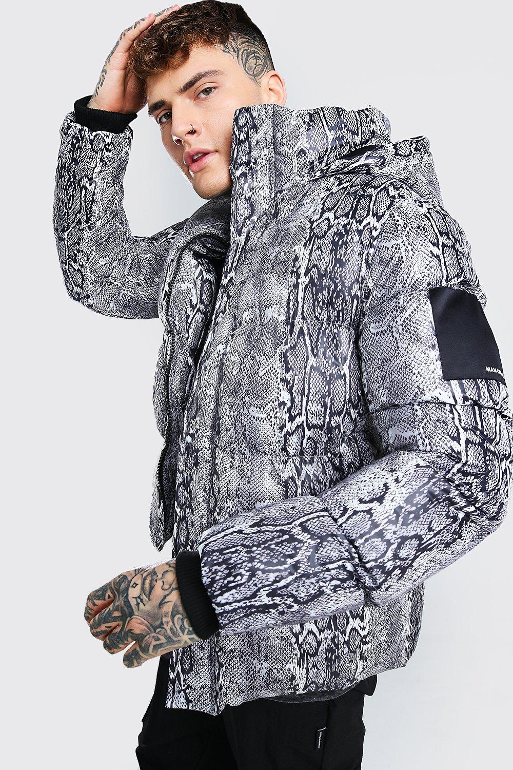 Boohoo snake 2025 print jacket