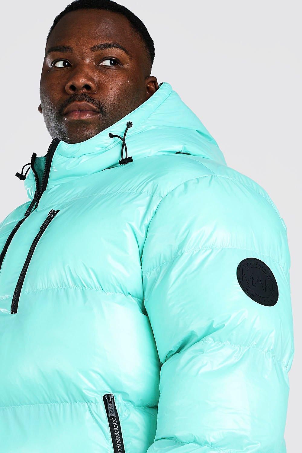 Wet look puffer sale