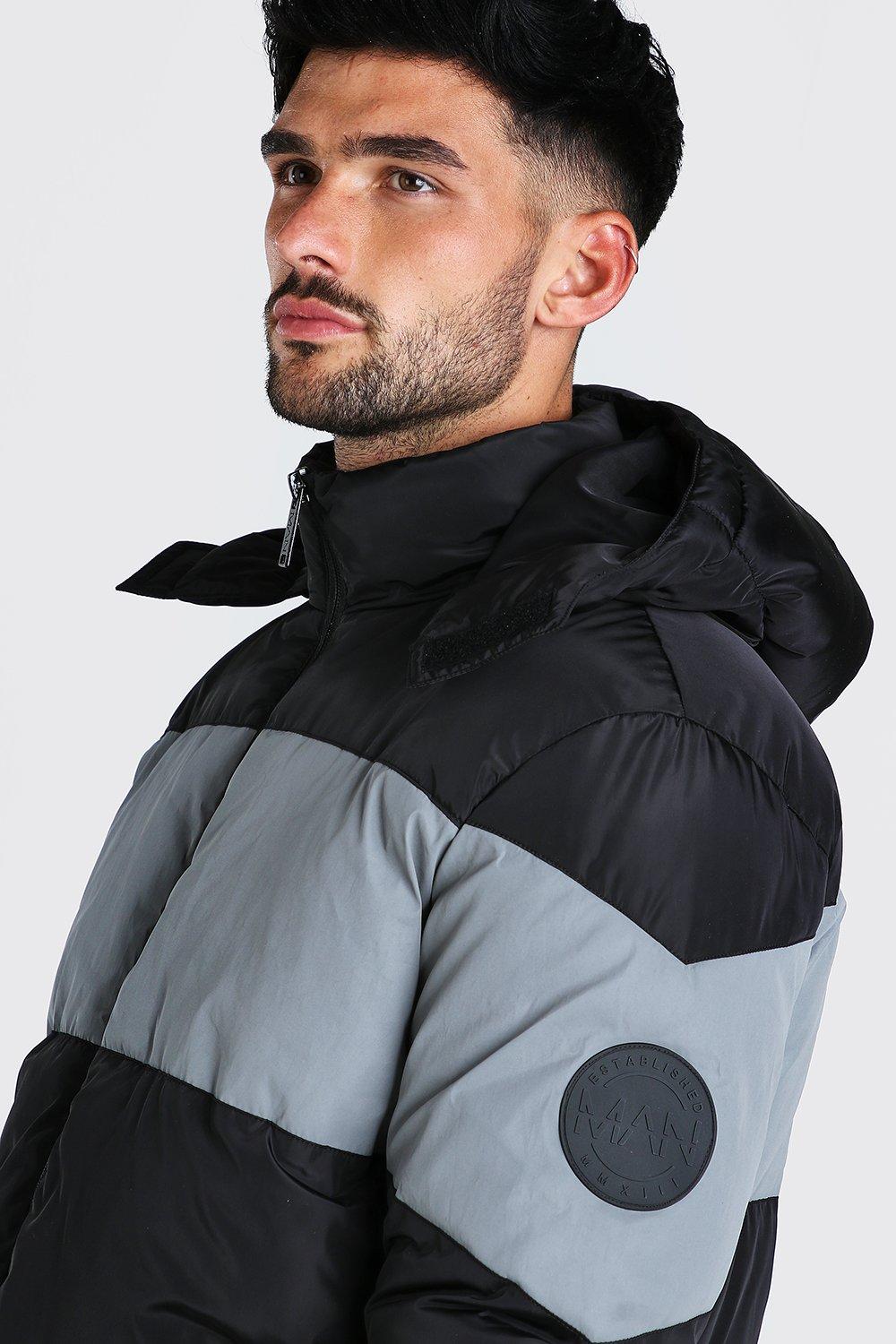 Brave soul reflective puffer jacket sales