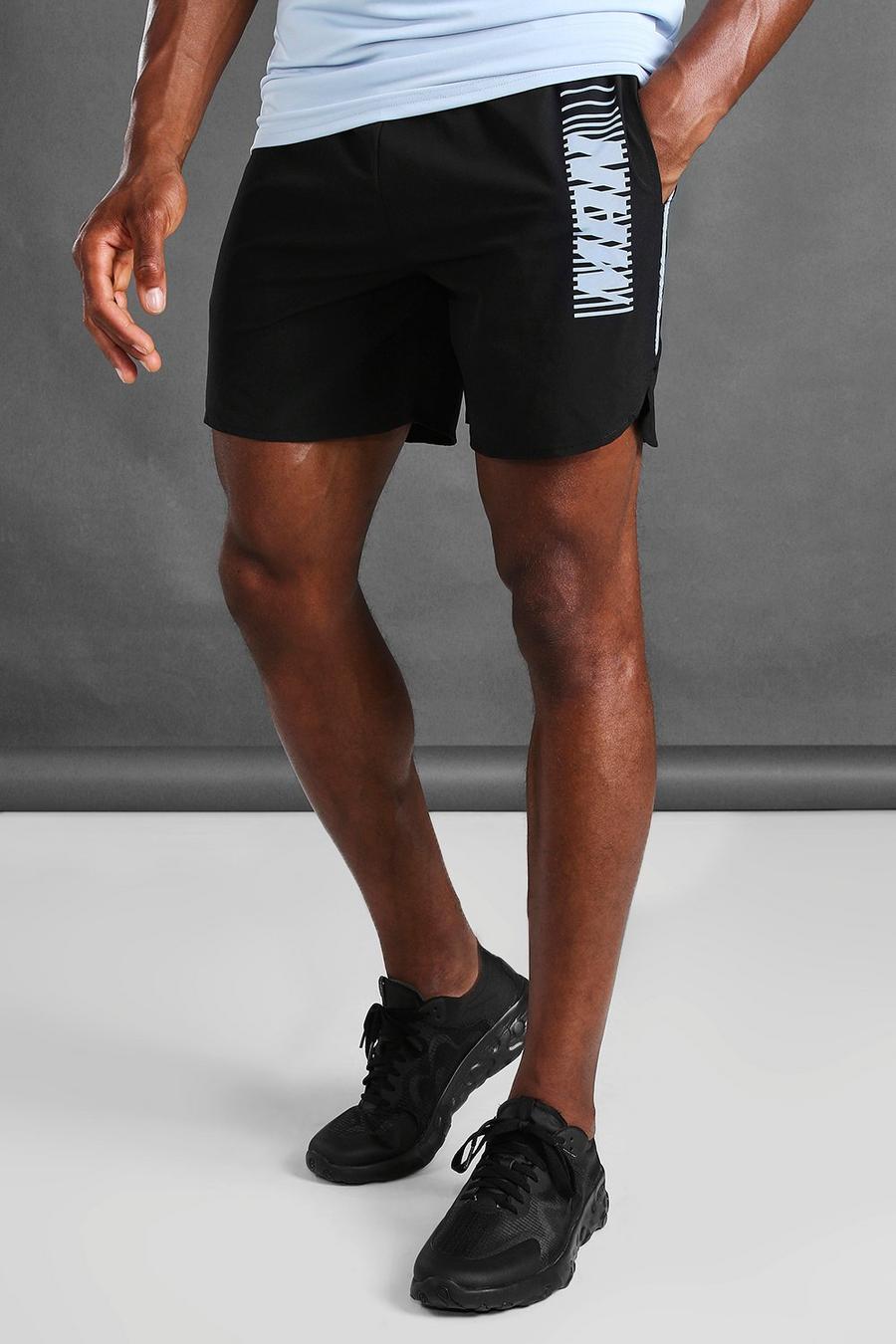Active MAN Lauf-Shorts mit Print image number 1