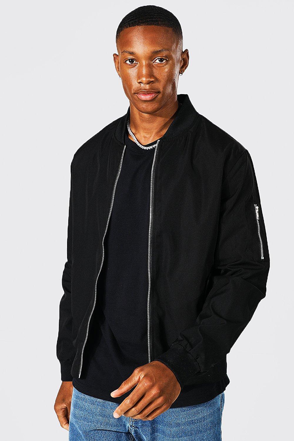 Chaqueta bomber, Negro