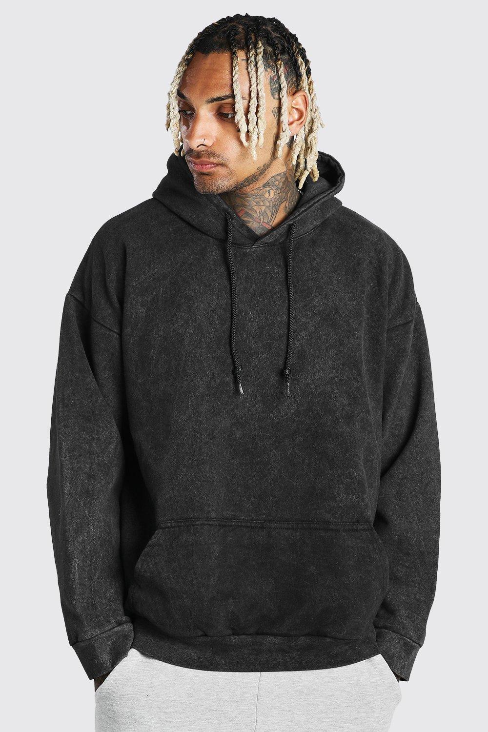 oversized charcoal hoodie