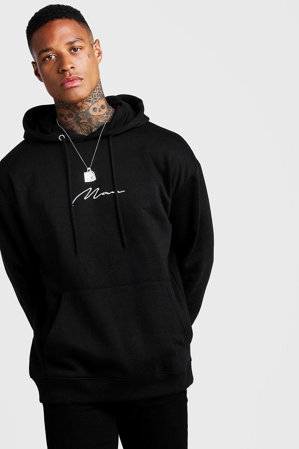 man signature hoodie