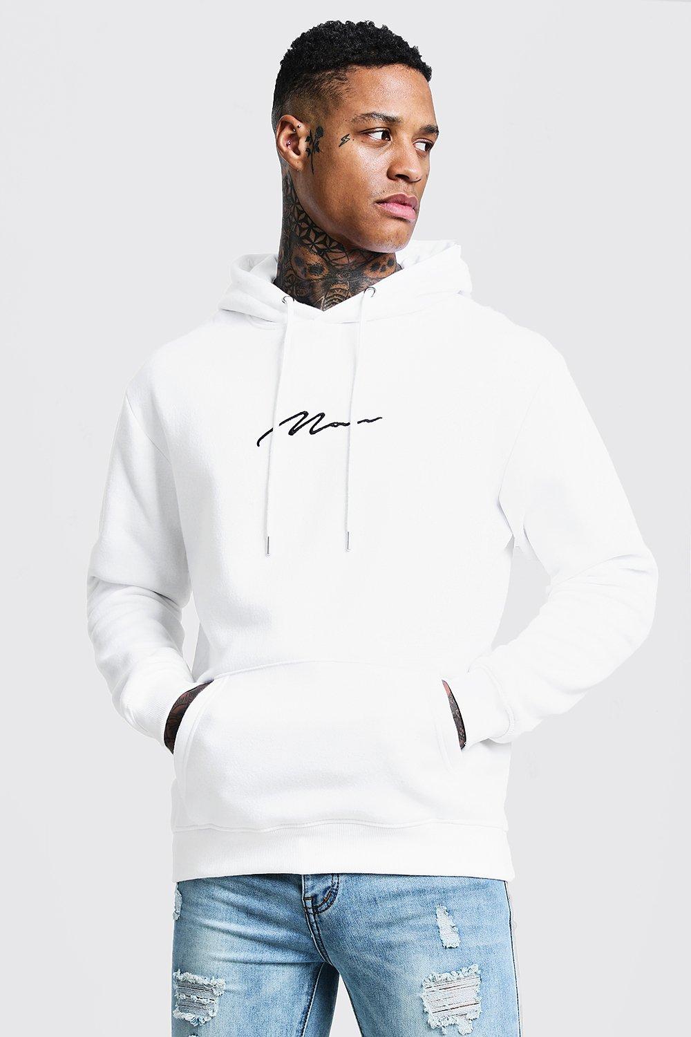 MAN Signature Over The Head Hoodie