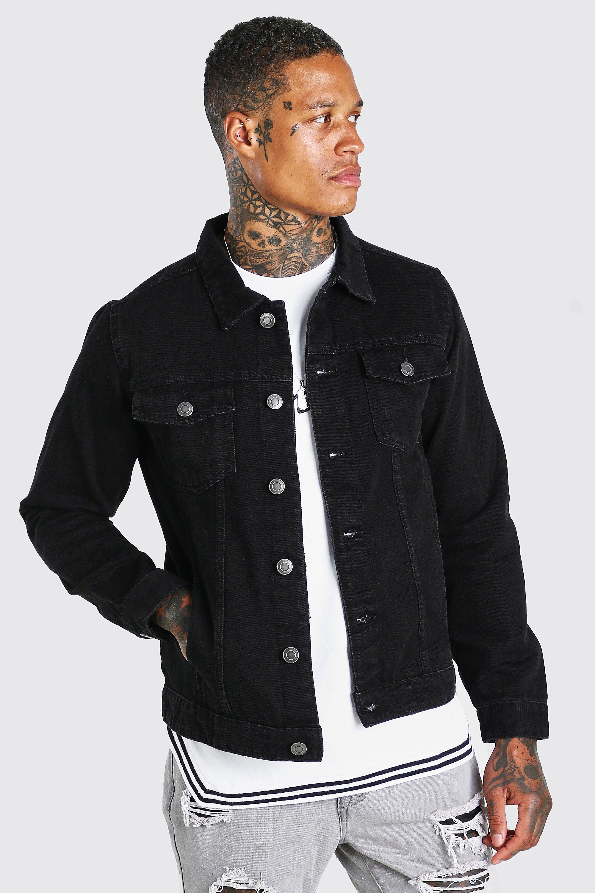 regular fit denim jacket