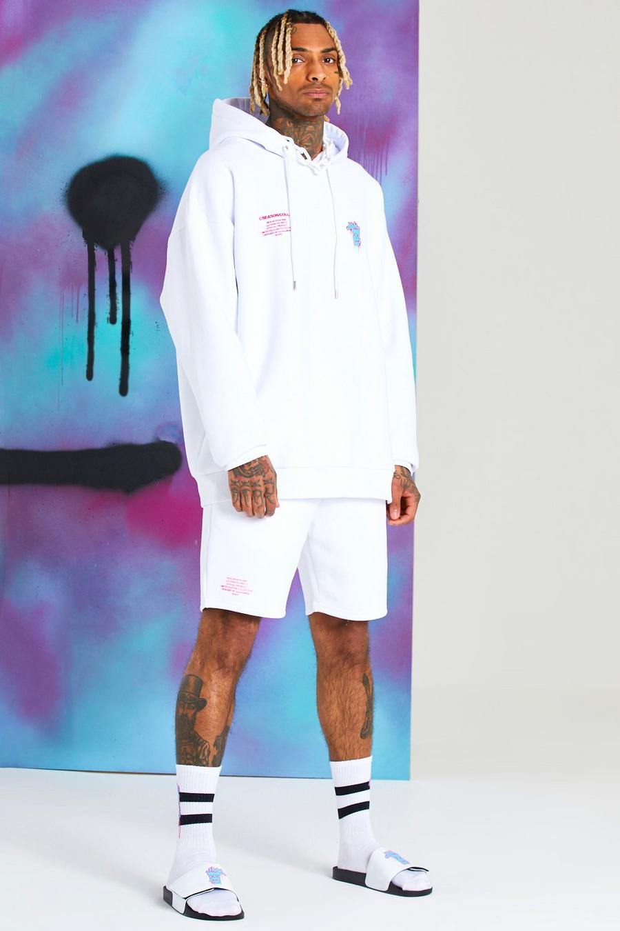Quavo Loose Fit Hoodie With Drip Face image number 1