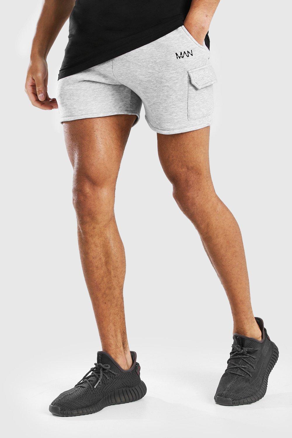 boohooman cargo shorts