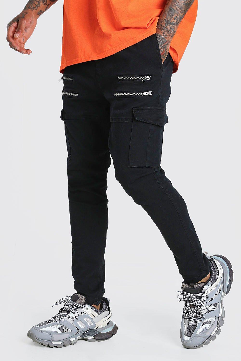 skinny fit cargos