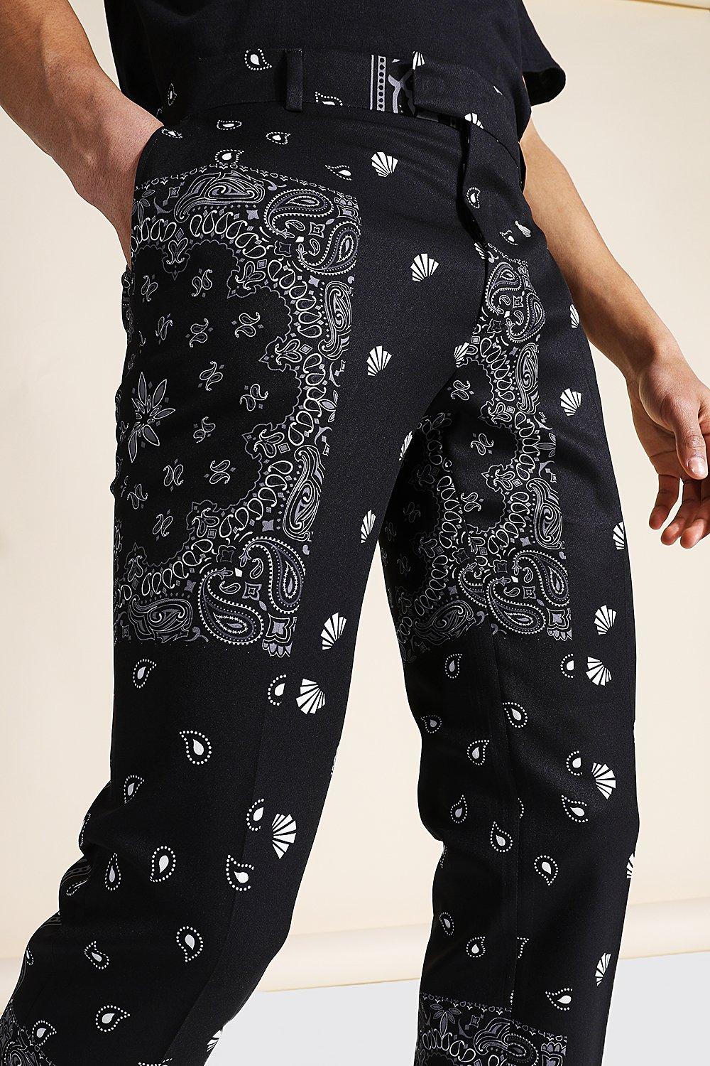 Bandana pants for men hot sale