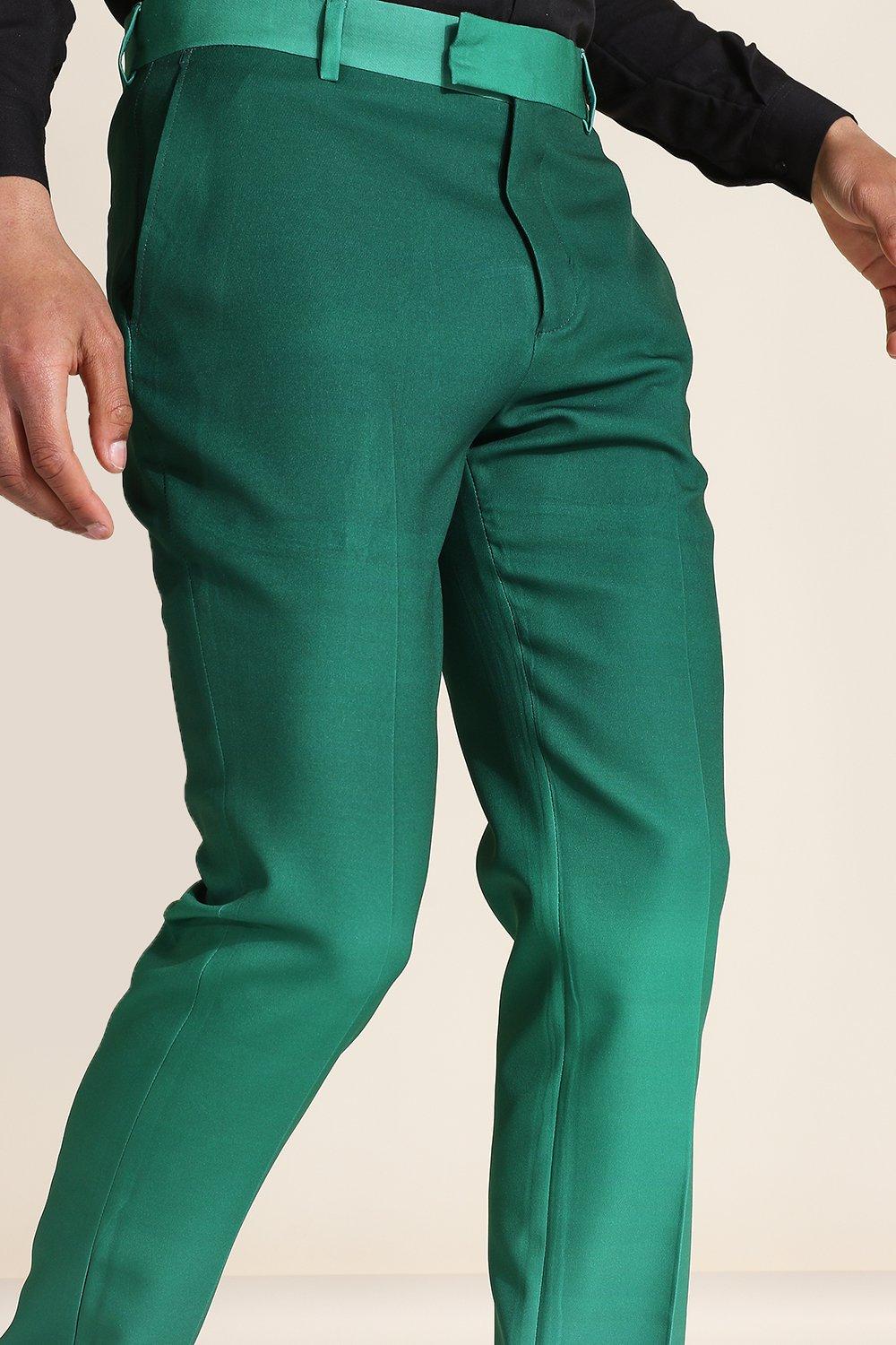 Skinny best sale green pants