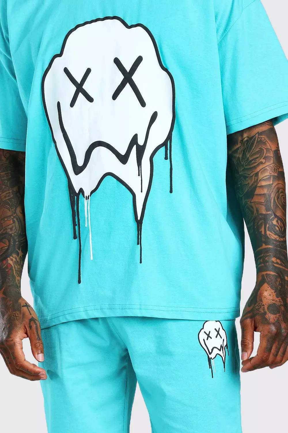 Oversized Drip Face T-Shirt