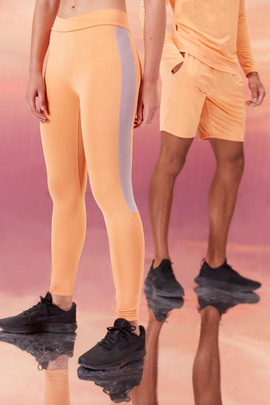 Peach Hers Active Tight With Crossed Waistband image number 1