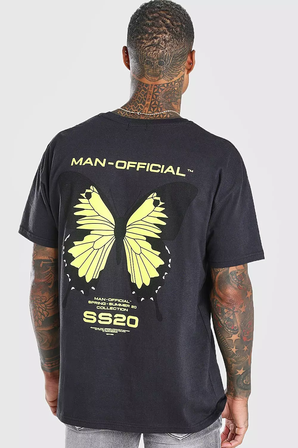 ★PAKUA★BUTTERFLY OVERSIZED T-SHIRTS★送料・関税込★ 韓国人気ファッション[PAKUA] BUTTER FLY OVERSIZED T-SHIRTS