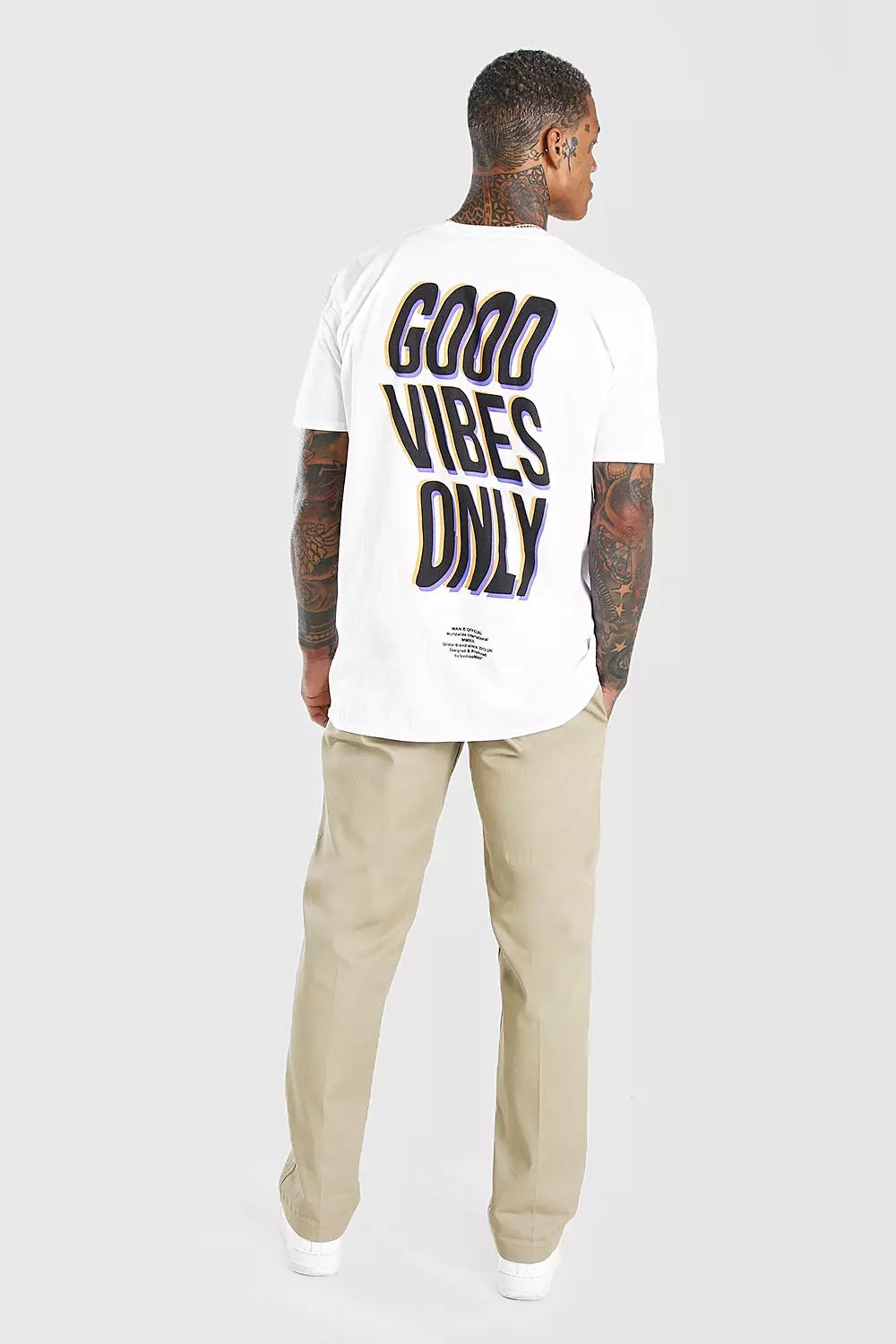 GOD ONLY KNOWS PHOTO PRINT T-SHIRT M 白 OGK Oversized T-Shirt – Only God Knows