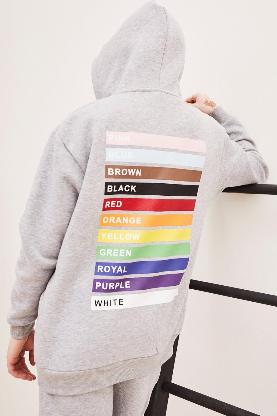 Sweat à capuche coupe oversize Pride Love is for Everyone image number 1