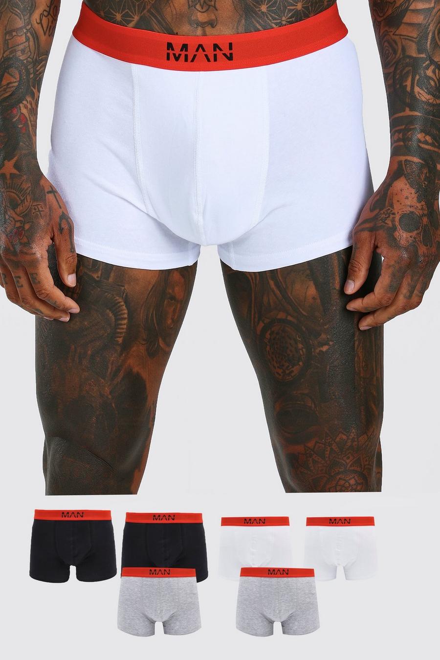Pack de 7  bóxers con cintura en contraste MAN Dash, Multicolor image number 1
