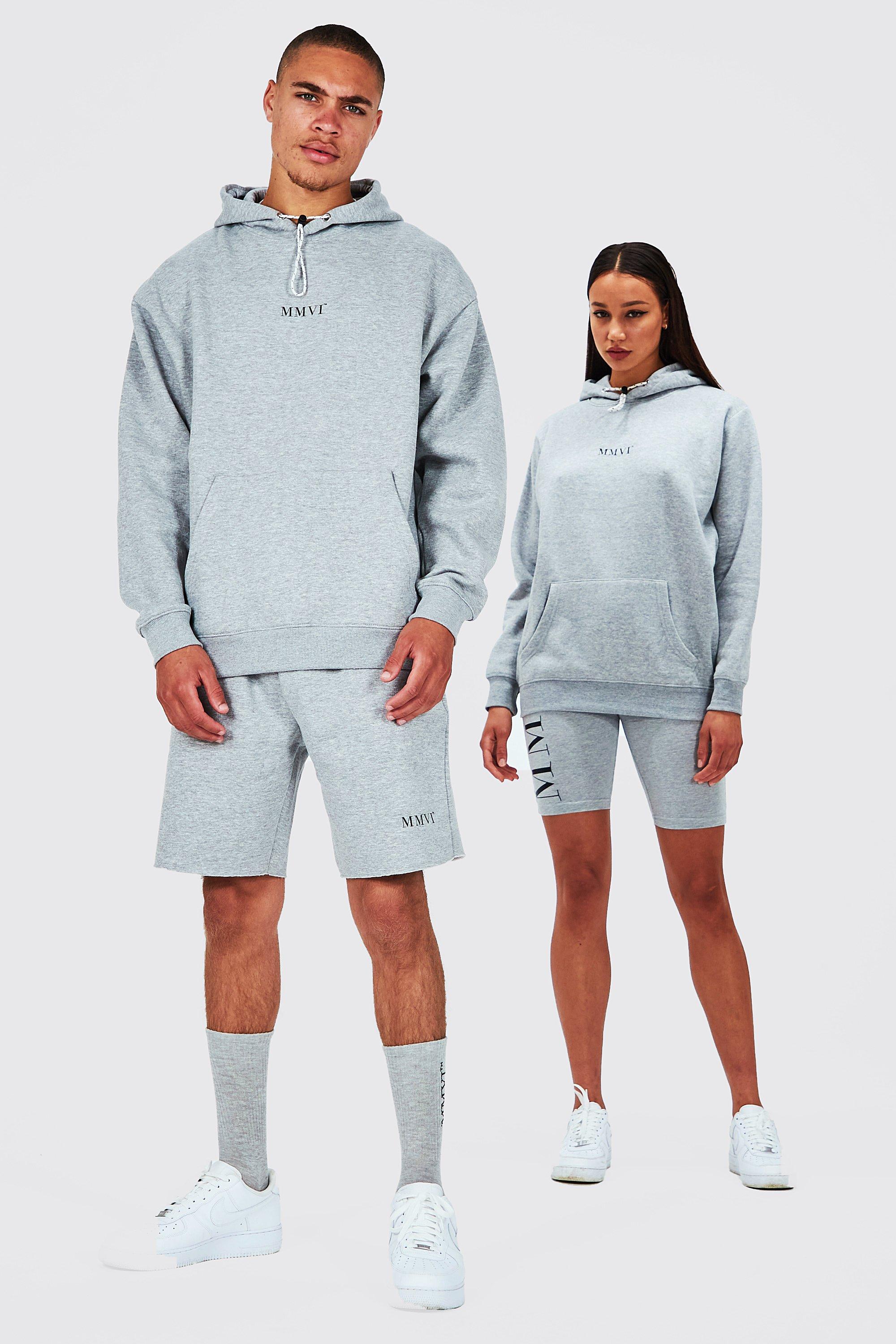 matching grey tracksuit