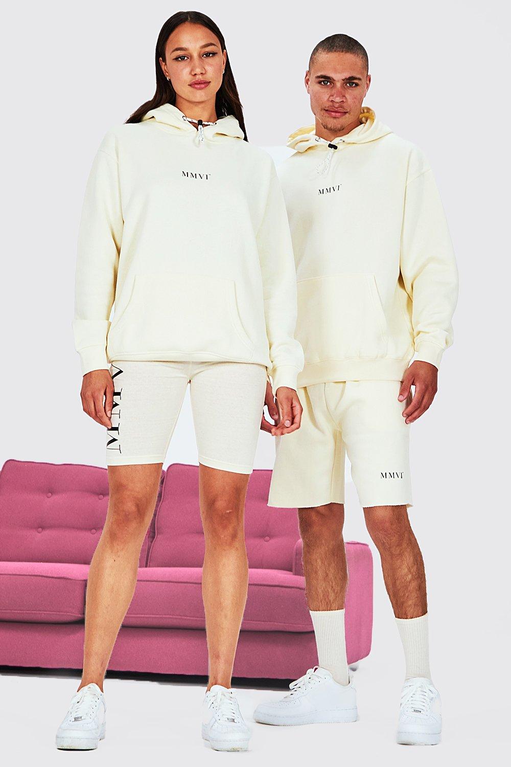 jogger shorts and hoodie set