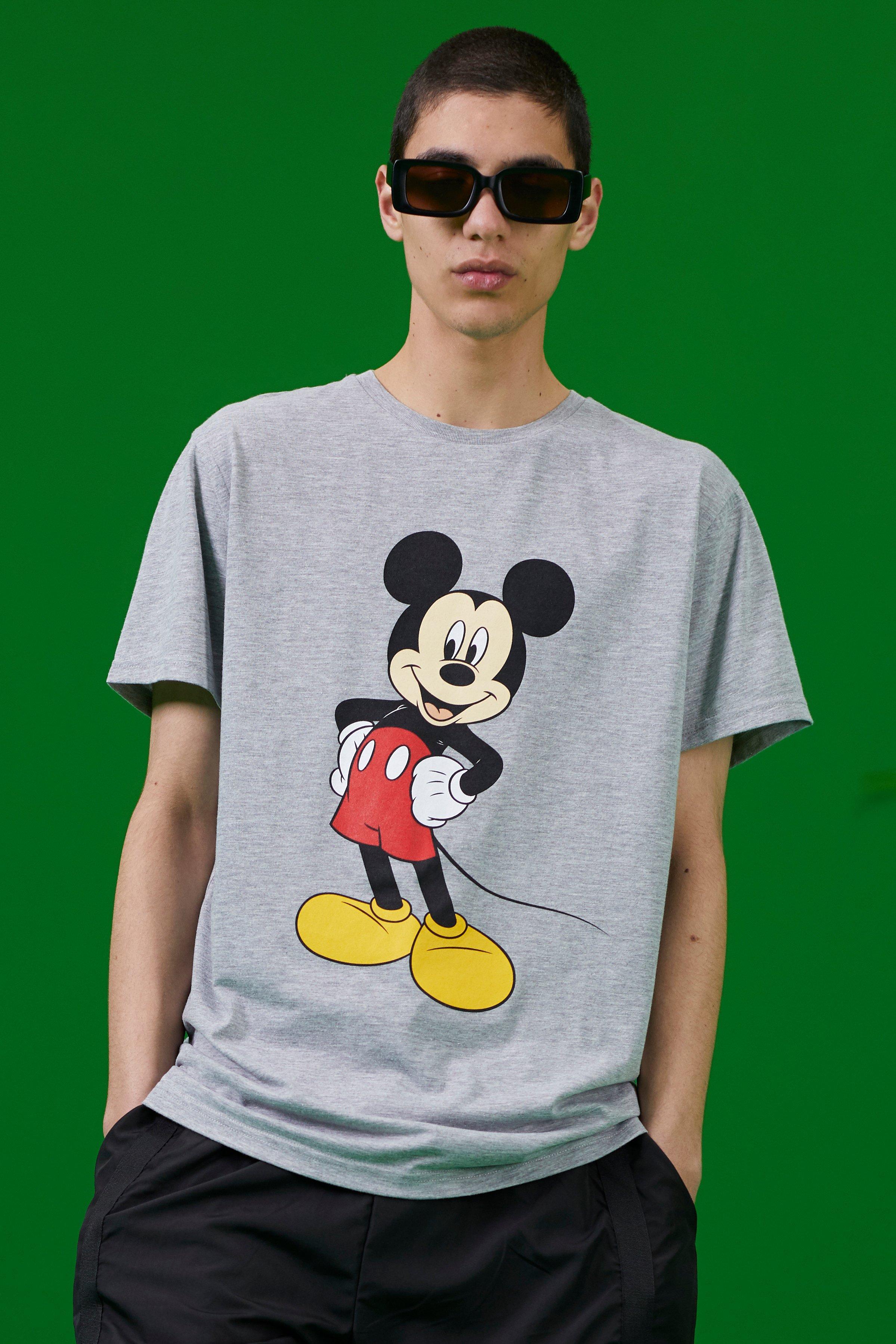 mickey print t shirt