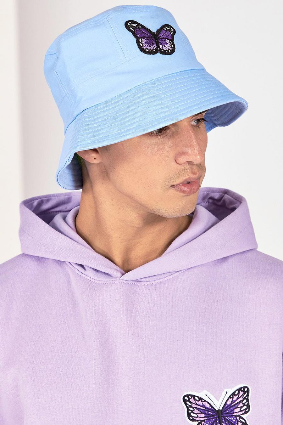 Blue Butterfly Bucket Hat image number 1