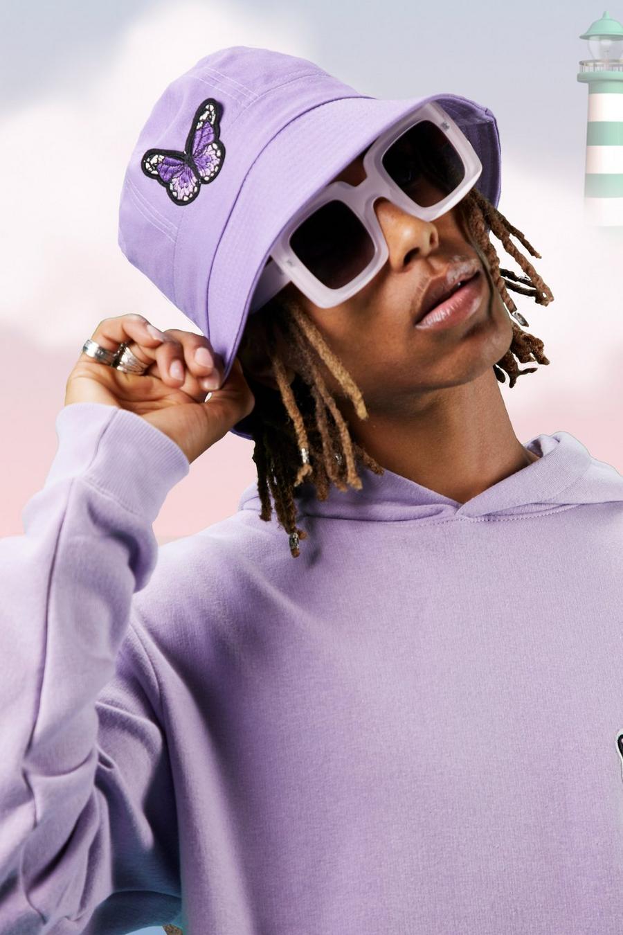 Lilac Butterfly Bucket Hat image number 1