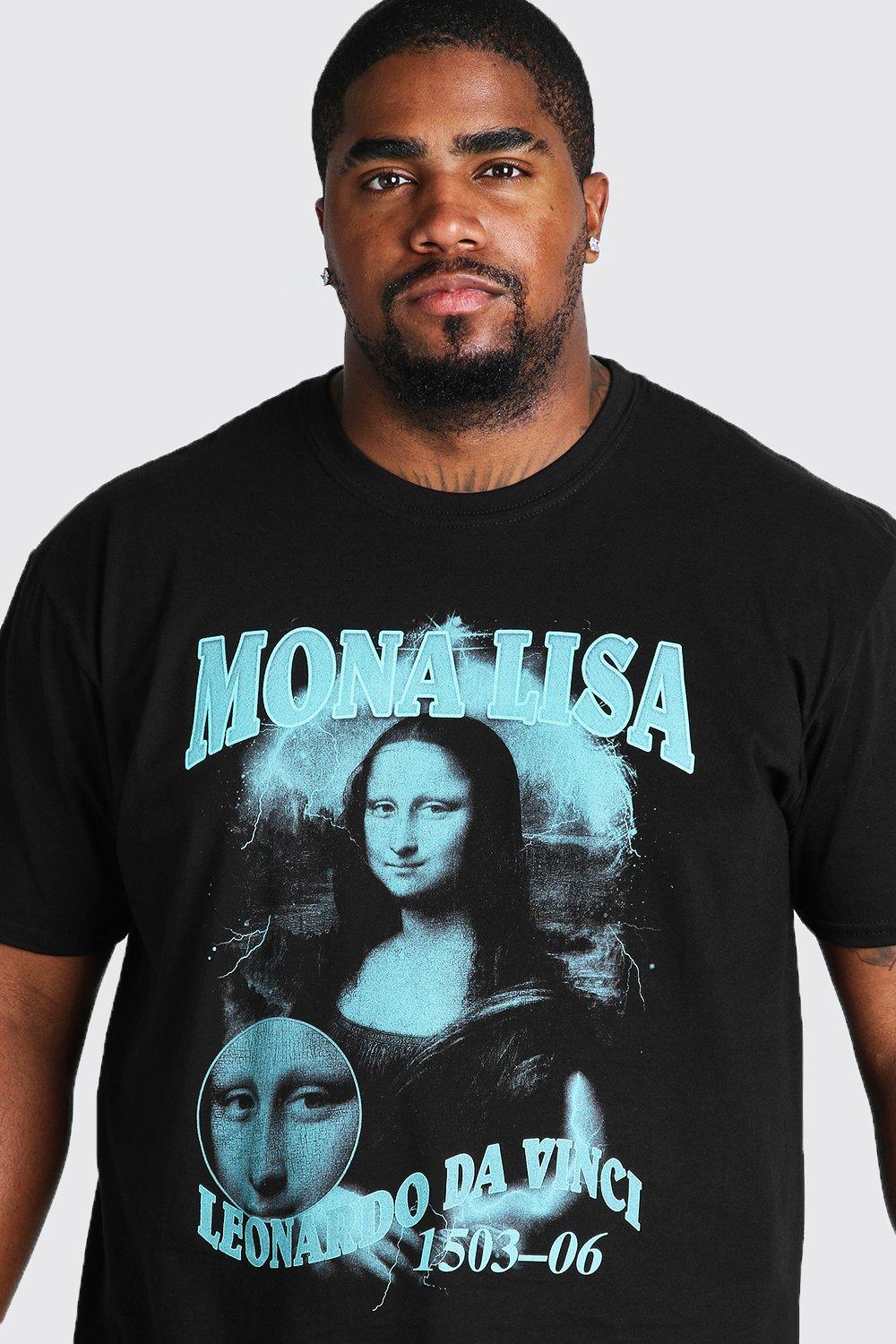 Mona lisa print t sale shirt