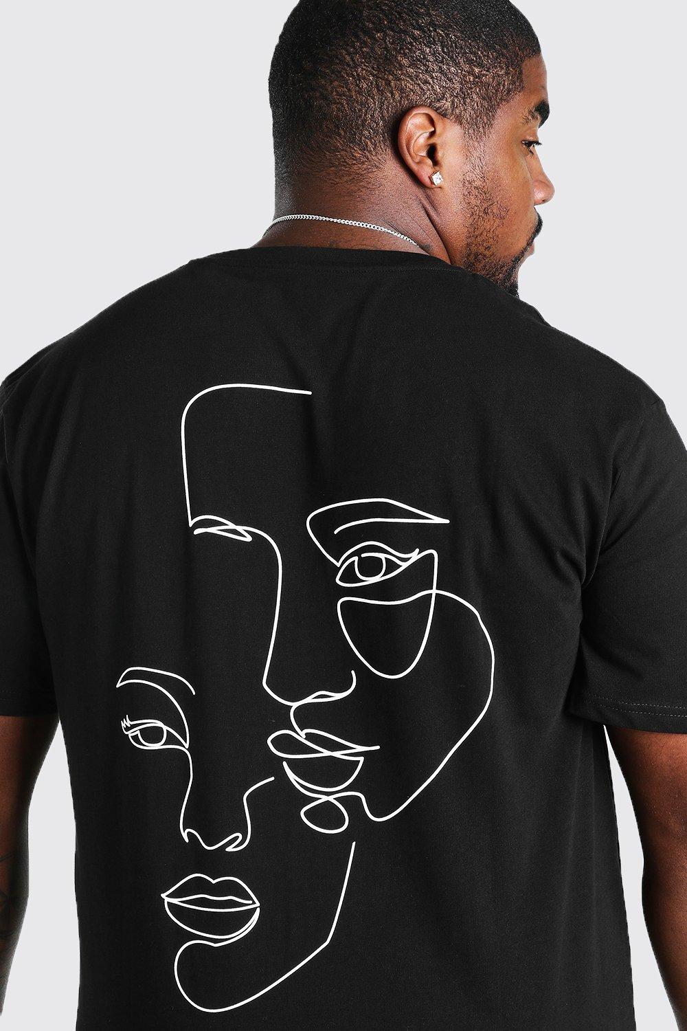Enmarcado de camiseta con dos caras para ver frente y espalda 