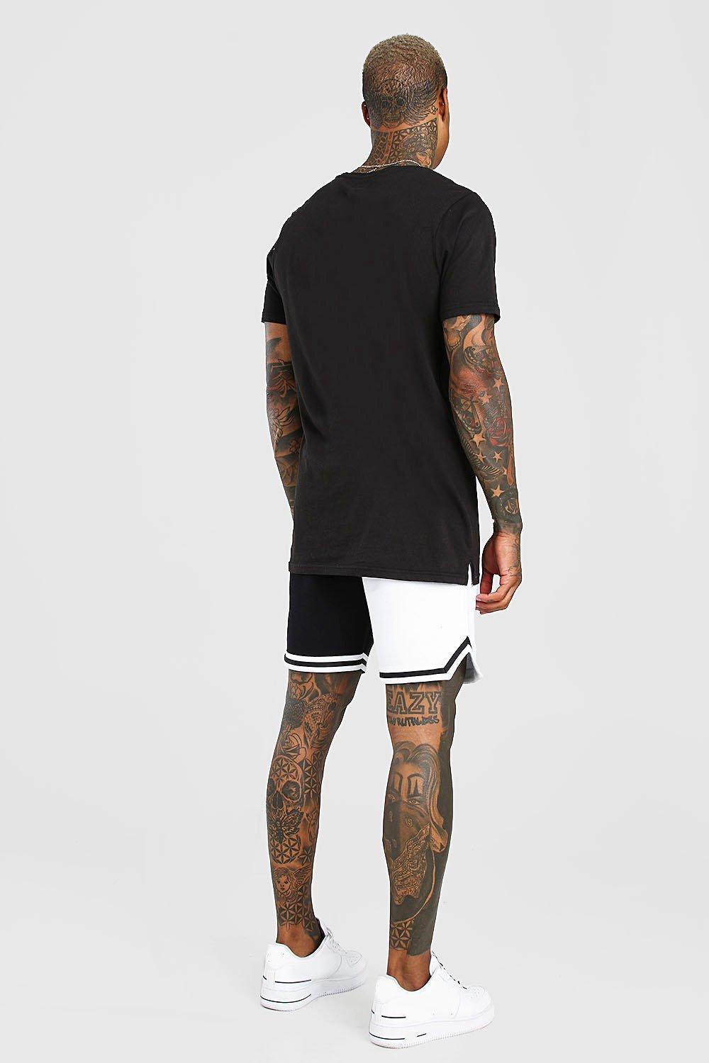 Official MAN Mid Length Boxing Short With Side Tape