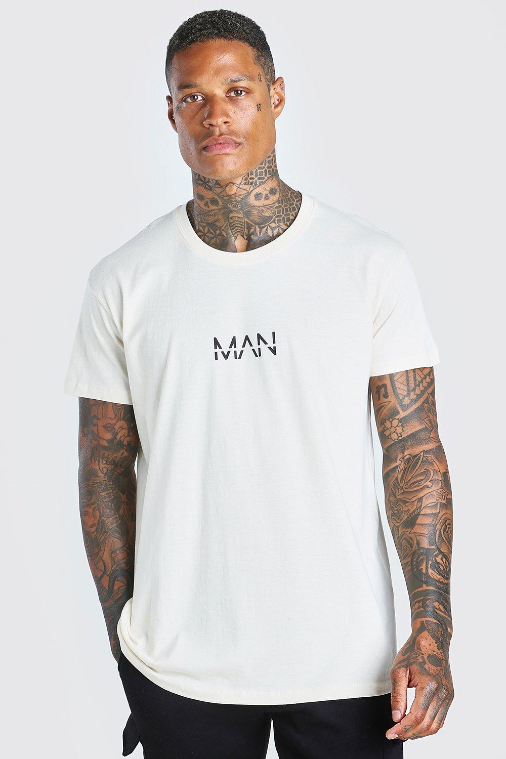 Oversized Original Man Print T Shirt Boohoo