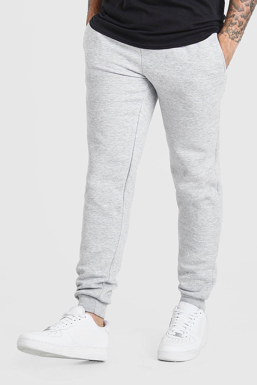 tapered grey joggers