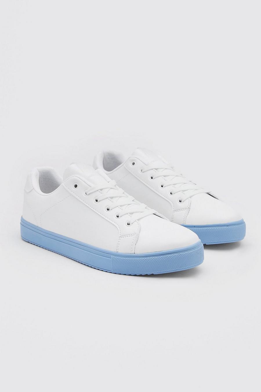 Blue Sole Cupsole Sneakers image number 1