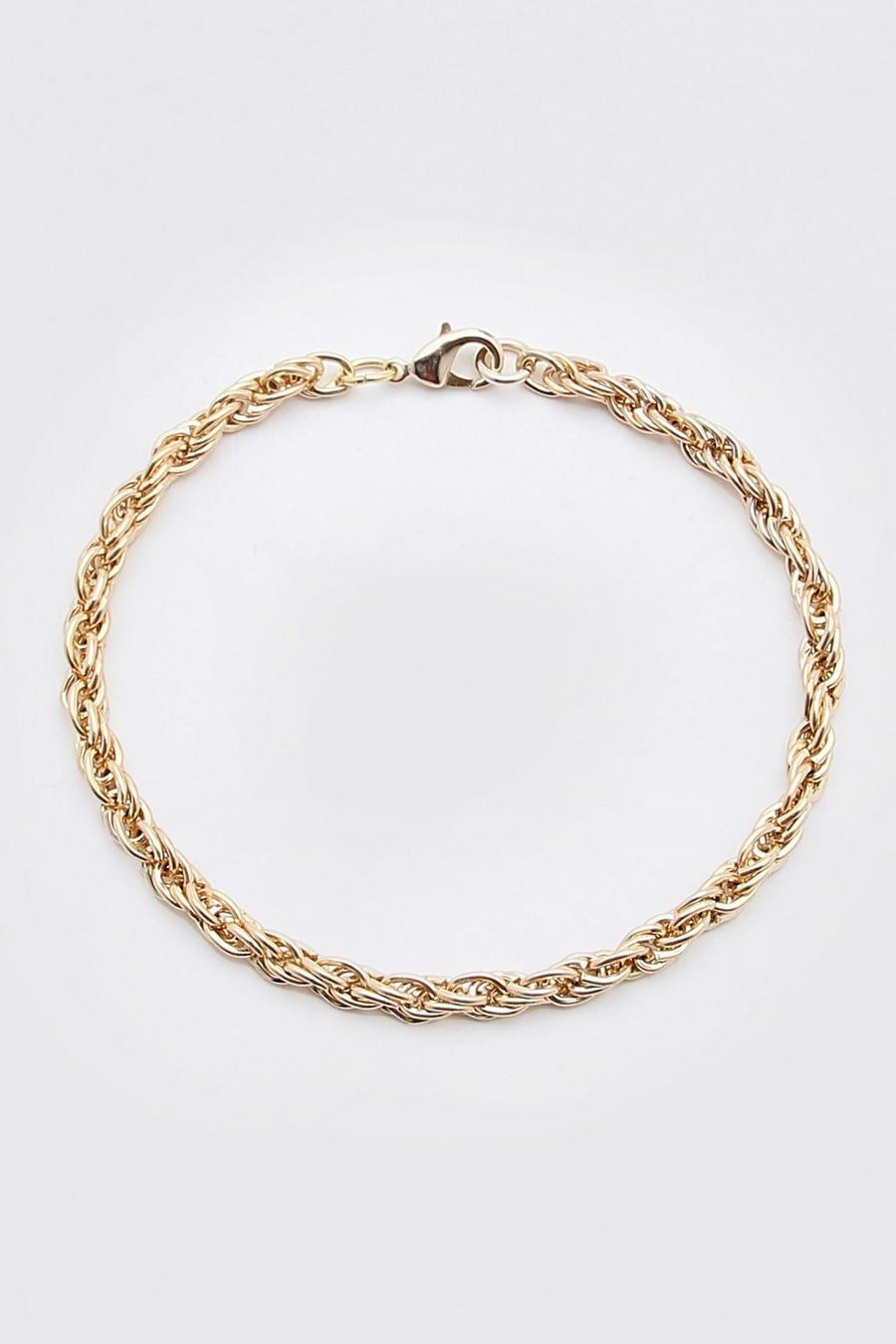 Goud Twisted Chain Behacelet image number 1