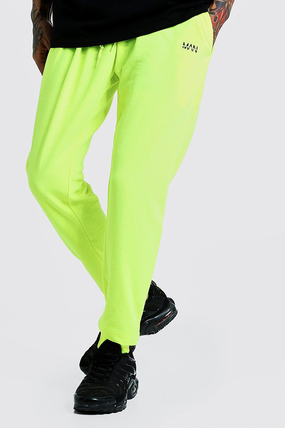 neon yellow joggers