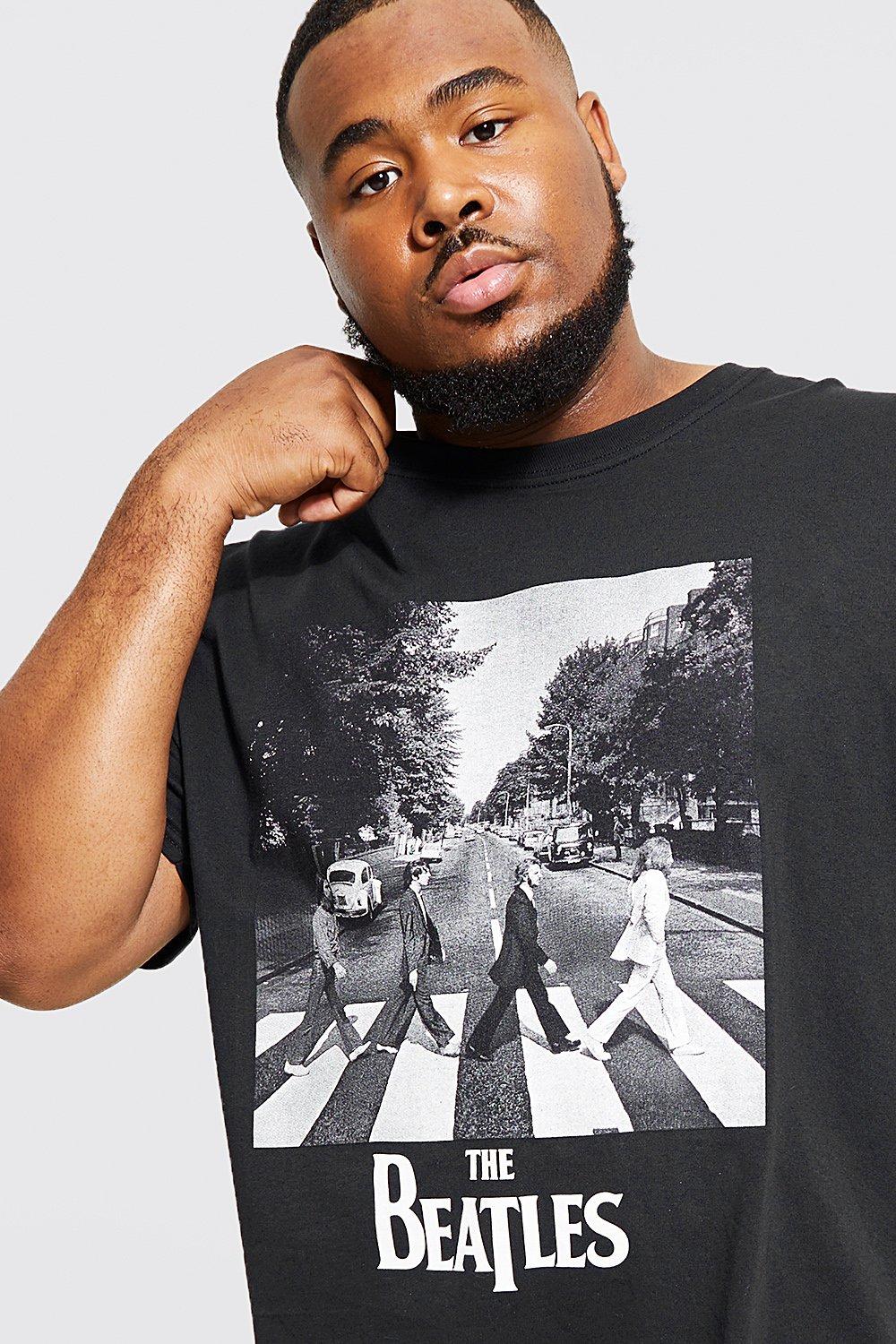 Plus Size T Shirt mit Beatles Print