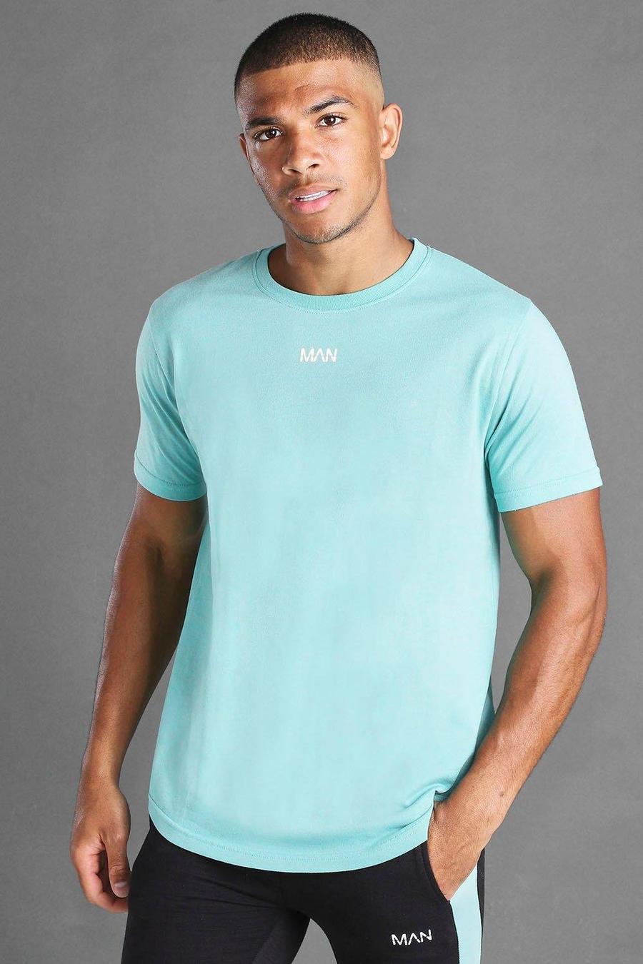 MAN Basic Curved Hem T-Shirt image number 1