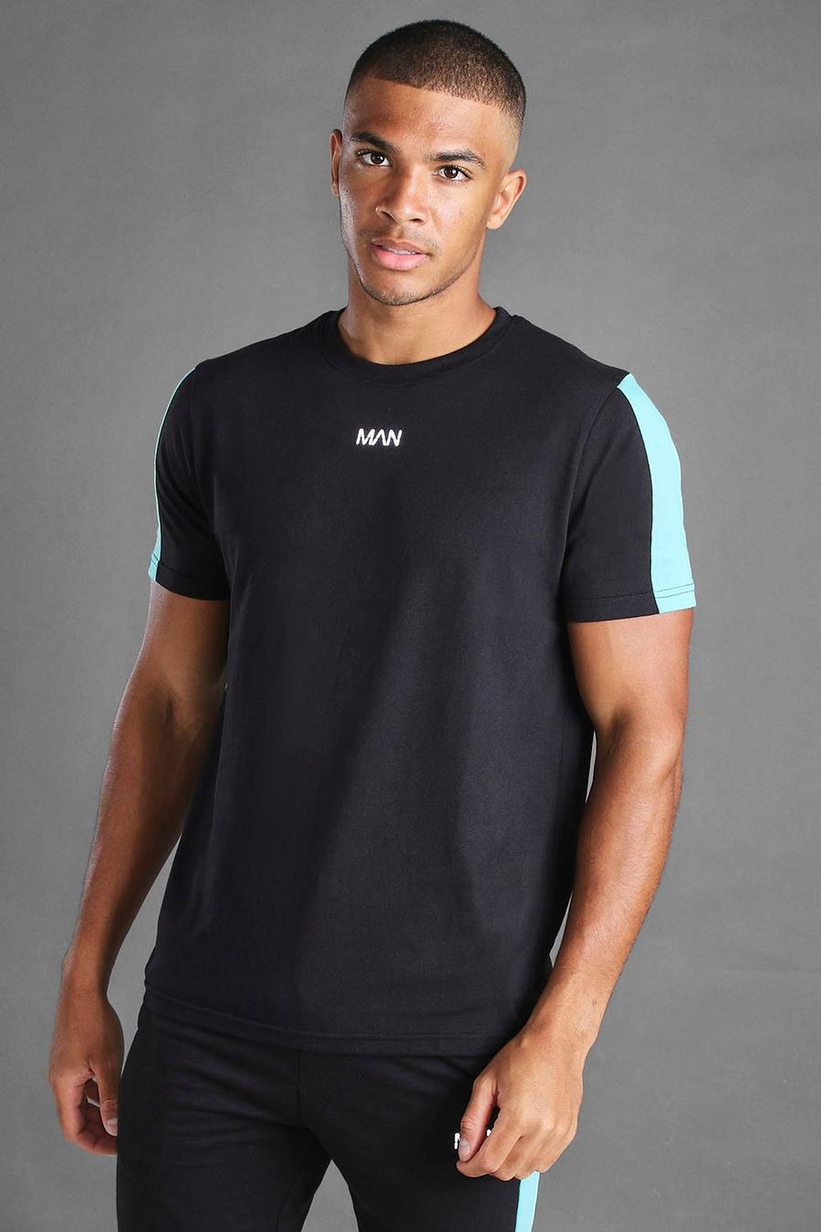 MAN Short Sleeve T-Shirt With Sleeve Panel image number 1