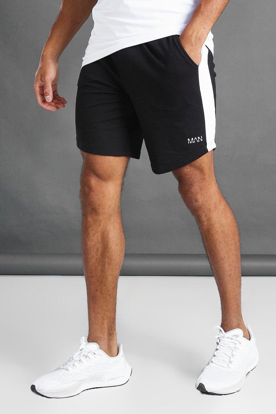 Mid Length Shorts With Side Panel image number 1