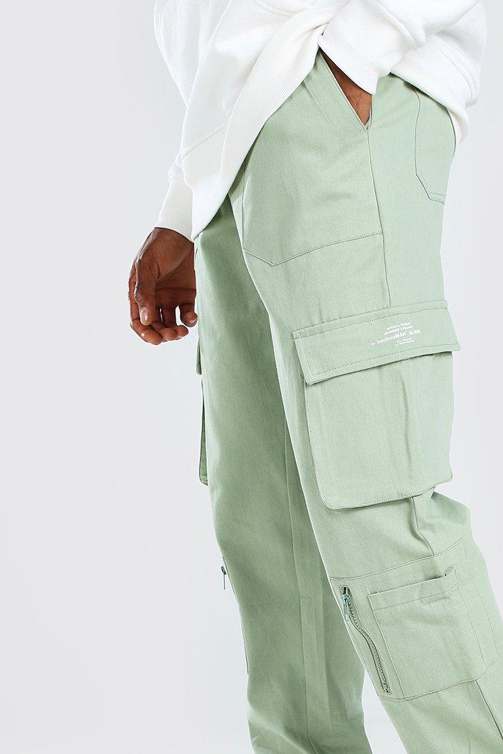 Pantalon vert best sale menthe homme