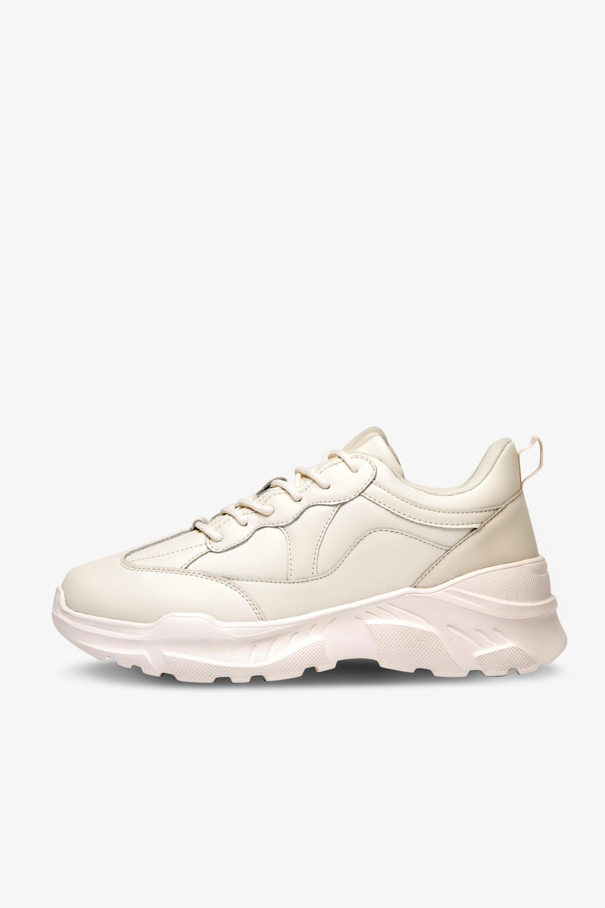 Cream hot sale chunky sneakers