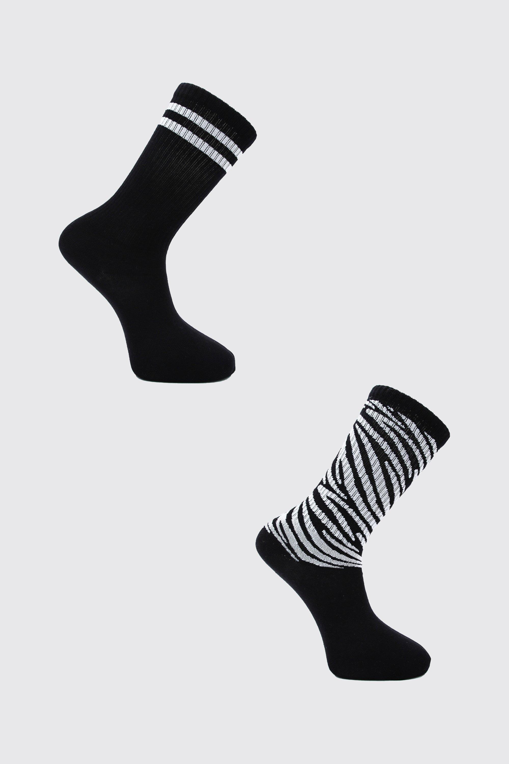 Pack de calcetines cebra | boohoo
