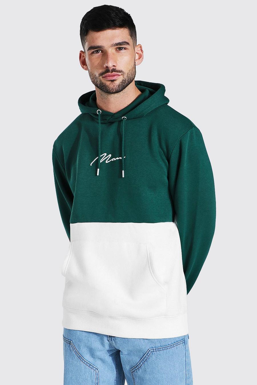 Forest Man Signature Colour Block Hoodie image number 1