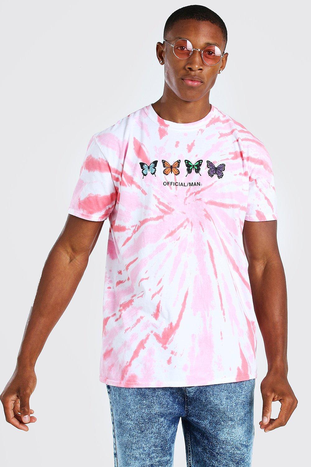 butterfly tie dye shirts