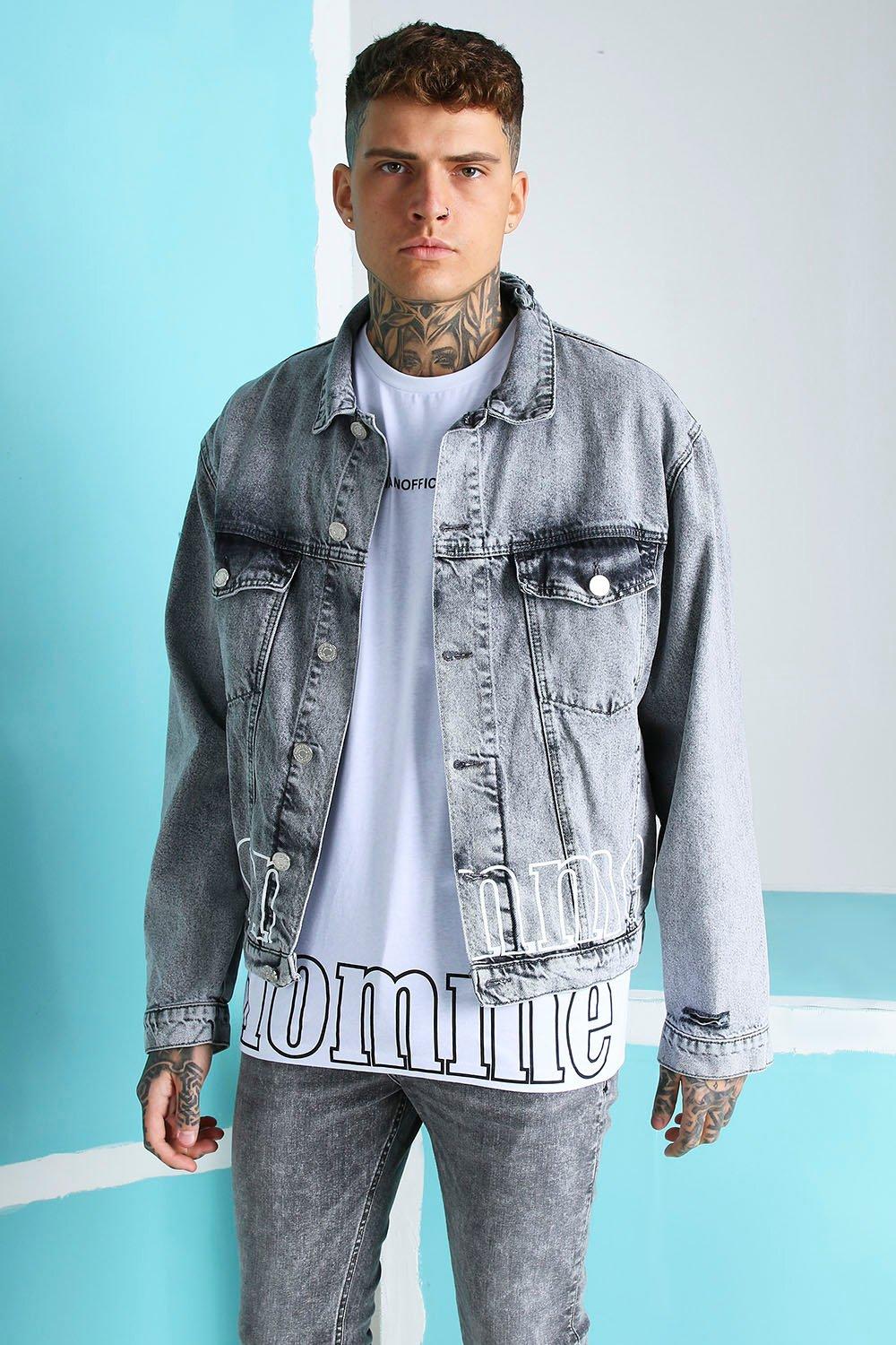 light grey denim jacket