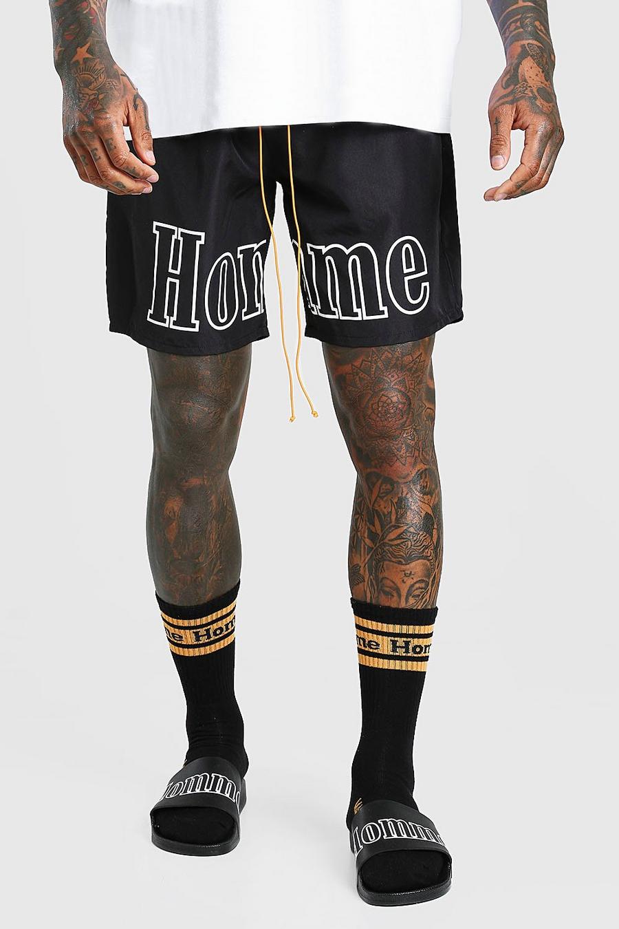 MAN Official Homme Print Shell Shorts image number 1