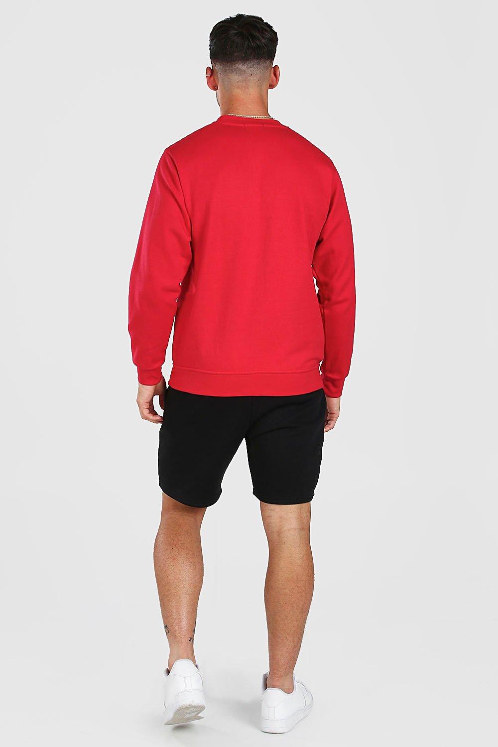 sweatshirt with shorts men