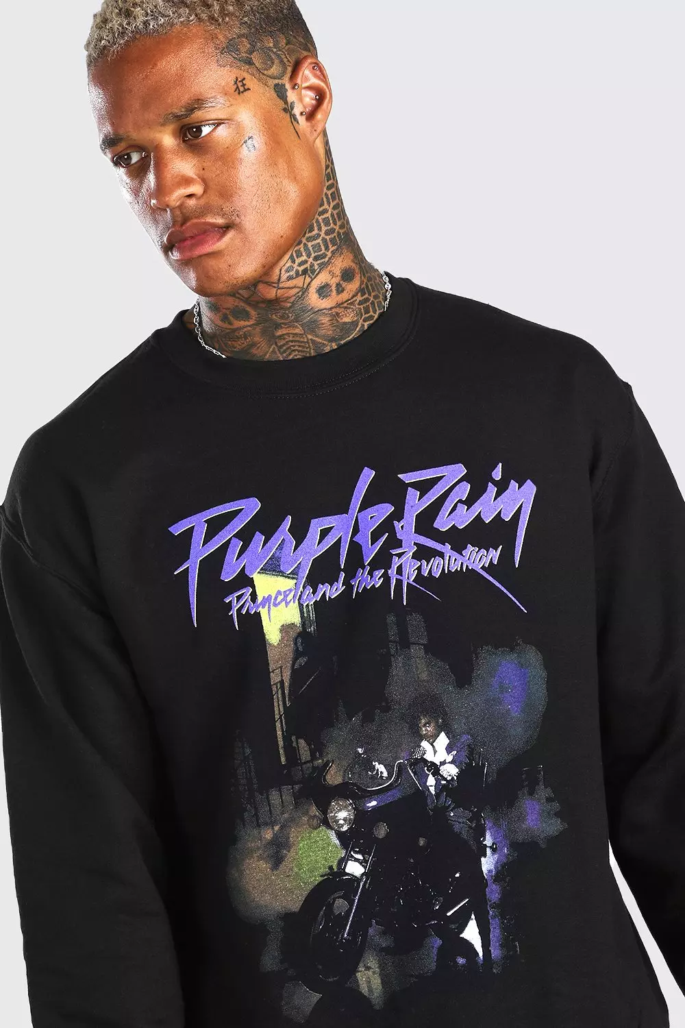 Purple rain sweatshirt sale