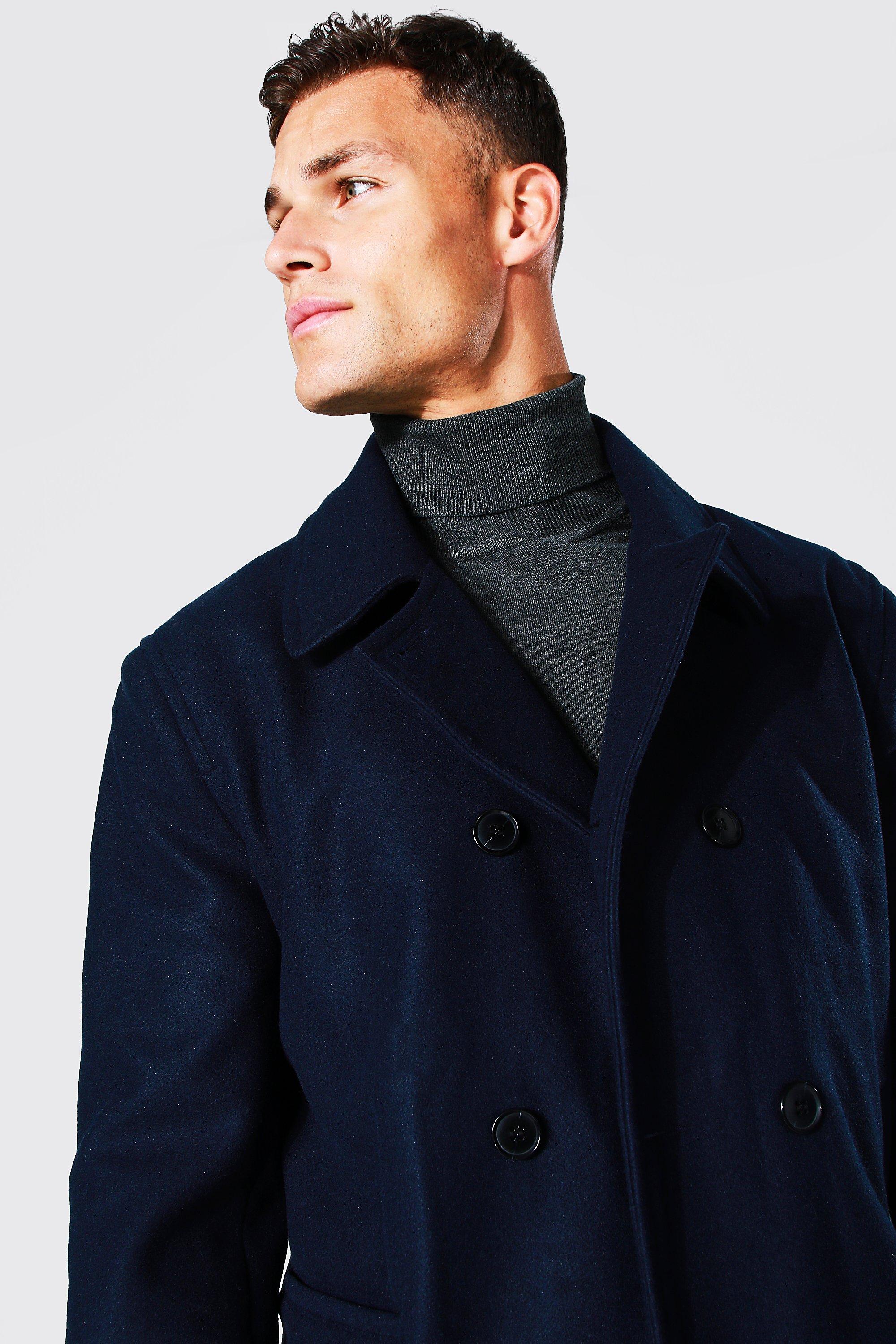 Mens tall 2025 peacoat coat