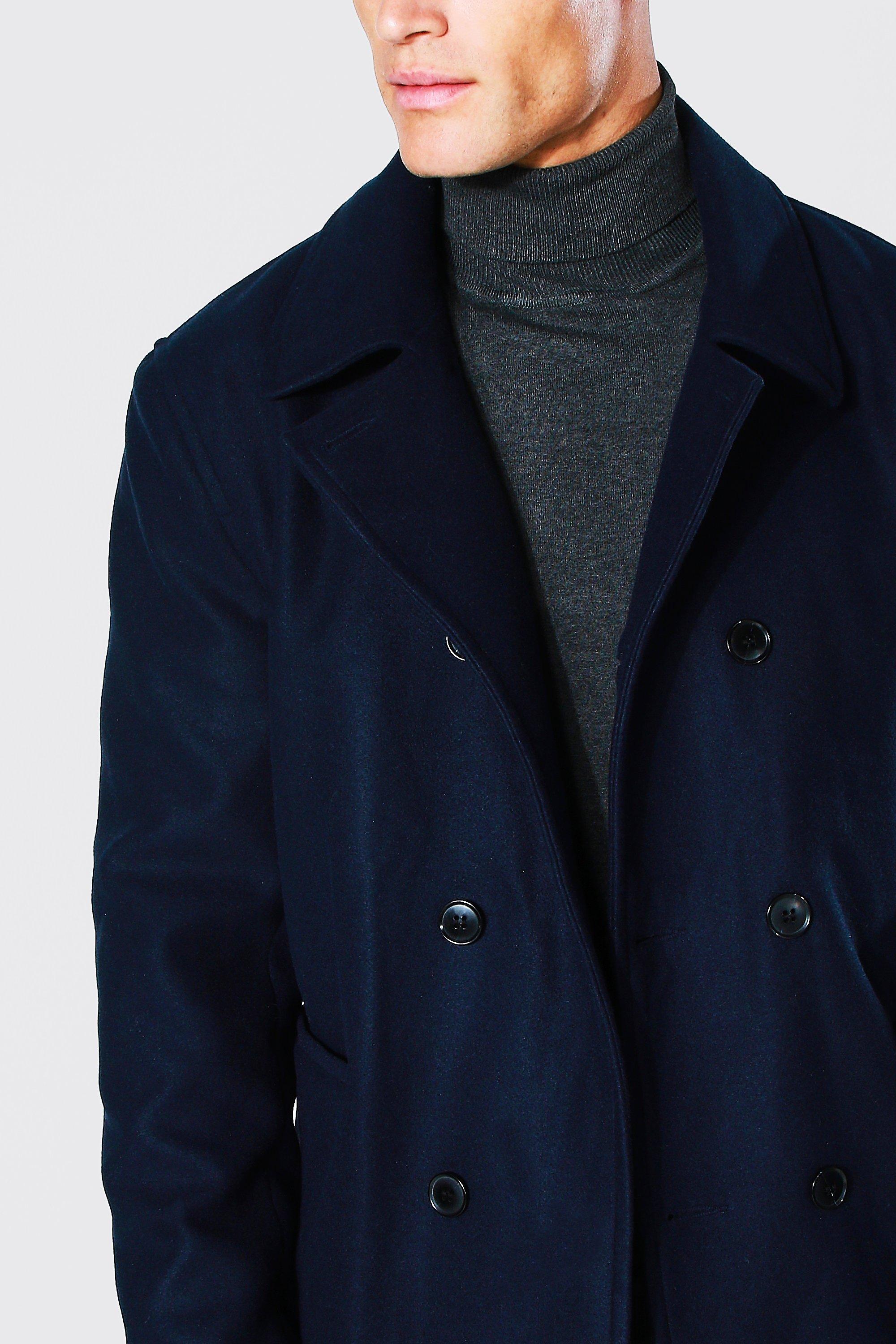 Men's tall pea clearance coat