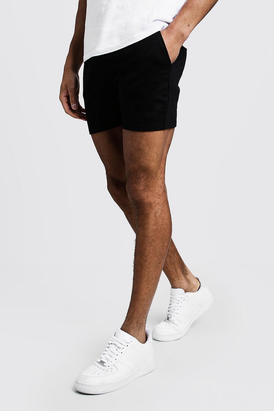 Black Original MAN Short Length Jersey Shorts image number 1